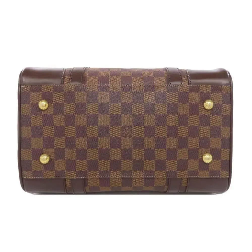 LOUIS VUITTON Brown Damier Canvas Boston Bag